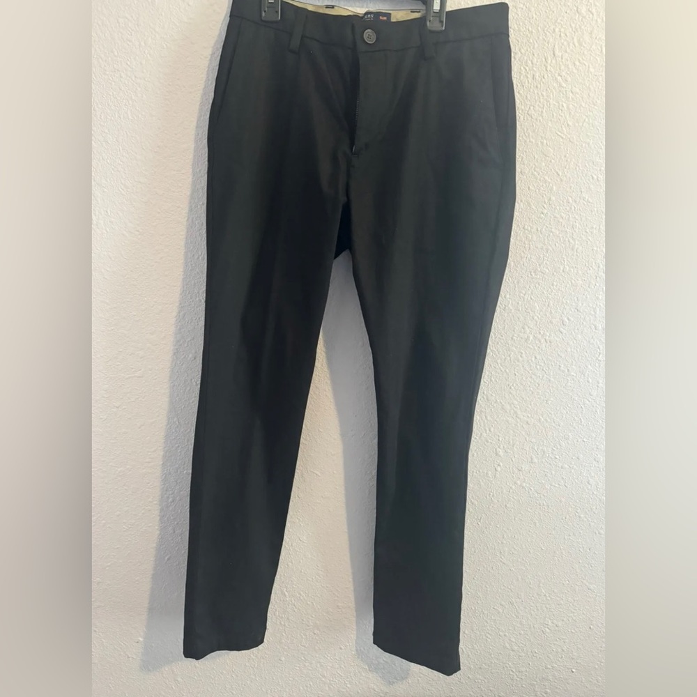 Dockers Men's Slim Fit Workday Khaki Smart 360 Flex Pants Black Size Tag 29 NWT